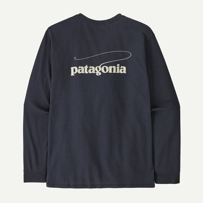 Patagonia M'S Long-Sleeved Casting Logo Responsibili-Tee®