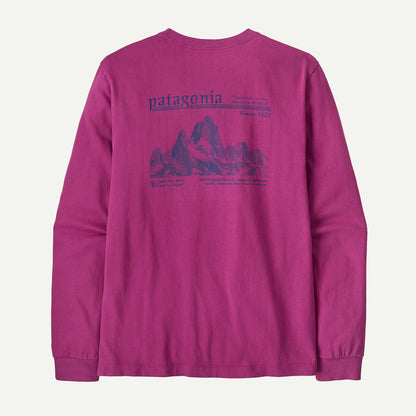 Patagonia M'S Long-Sleeved Midweight Hut Tripper Skyline T-Shirt