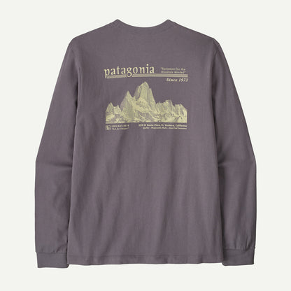 Patagonia M'S Long-Sleeved Midweight Hut Tripper Skyline T-Shirt
