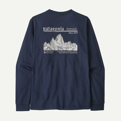 Patagonia M'S Long-Sleeved Midweight Hut Tripper Skyline T-Shirt