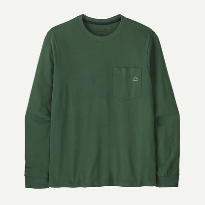 Patagonia M'S Long-Sleeved Midweight Fitz Roy Massif Pocket Tee