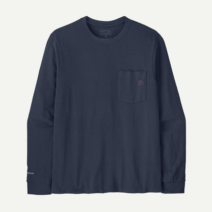 Patagonia M'S Long-Sleeved Midweight Fitz Roy Massif Pocket Tee