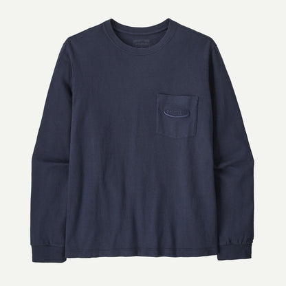 Patagonia M'S Long-Sleeved Midweight '95 Oval Logo Pocket Tee