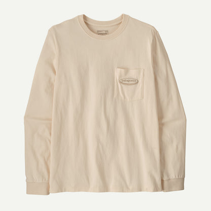 Patagonia M'S Long-Sleeved Midweight '95 Oval Logo Pocket Tee