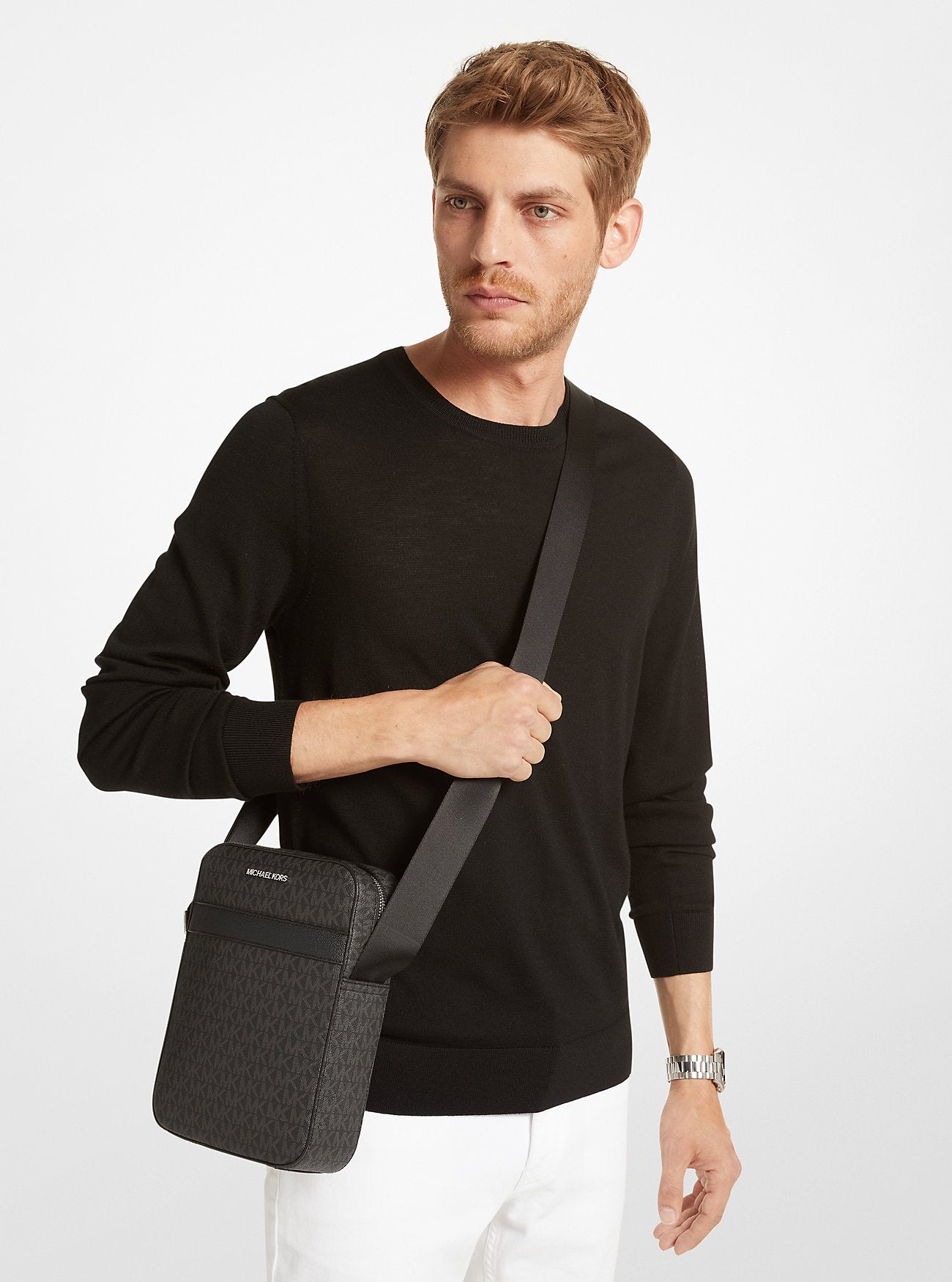 Cooper Signature Logo Flight Bag Black Black