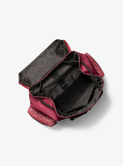 Cooper Signature Logo and Nylon Backpack Cherry Cherry