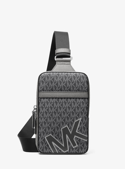 Cooper Medium Signature Logo Sling Pack Gunmetal Gunmetal