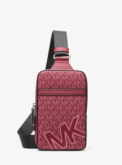 Cooper Medium Signature Logo Sling Pack Cherry Cherry