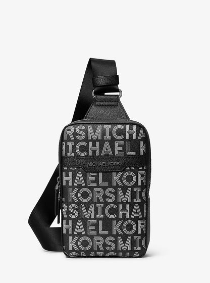 Cooper Medium Graphic Logo Sling Pack Bright Wht Bright Wht