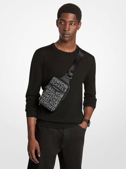 Cooper Medium Graphic Logo Sling Pack Bright Wht Bright Wht