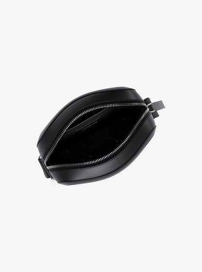 Cooper Metallic Logo Debossed Flight Bag Navy Navy