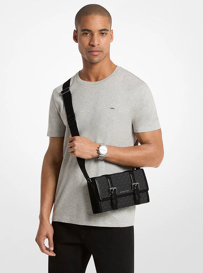 Cooper Signature Logo Trunk Crossbody Bag Black Black