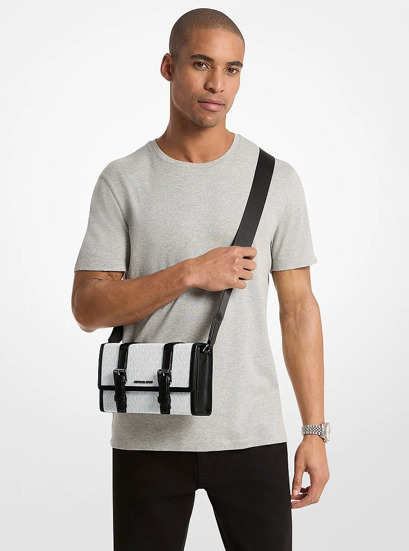 Cooper Signature Logo Trunk Crossbody Bag Bright Wht Bright Wht