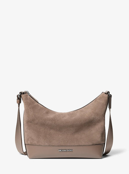 Cooper Suede Crossbody Bag Mushroom Mushroom
