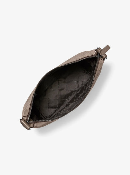 Cooper Suede Crossbody Bag Mushroom Mushroom