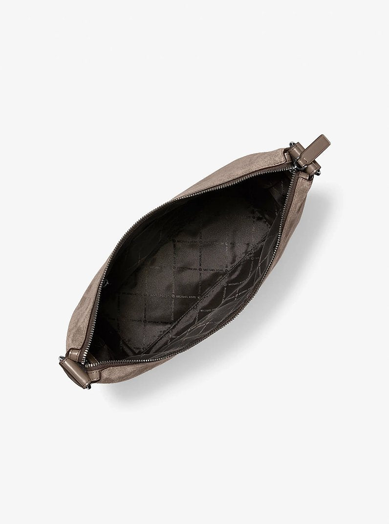 Cooper Suede Crossbody Bag Mushroom Mushroom