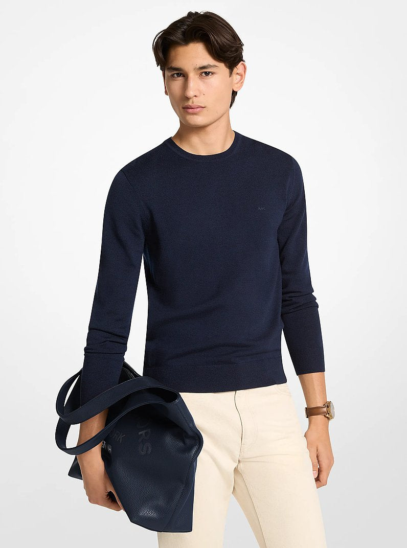 Cooper Small Logo Embossed Tote Bag Navy Navy
