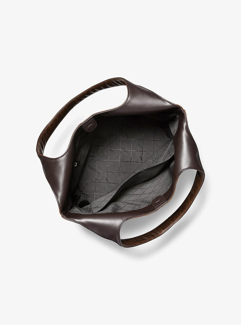 Cooper Burnished Tote Bag Chocolate Chocolate
