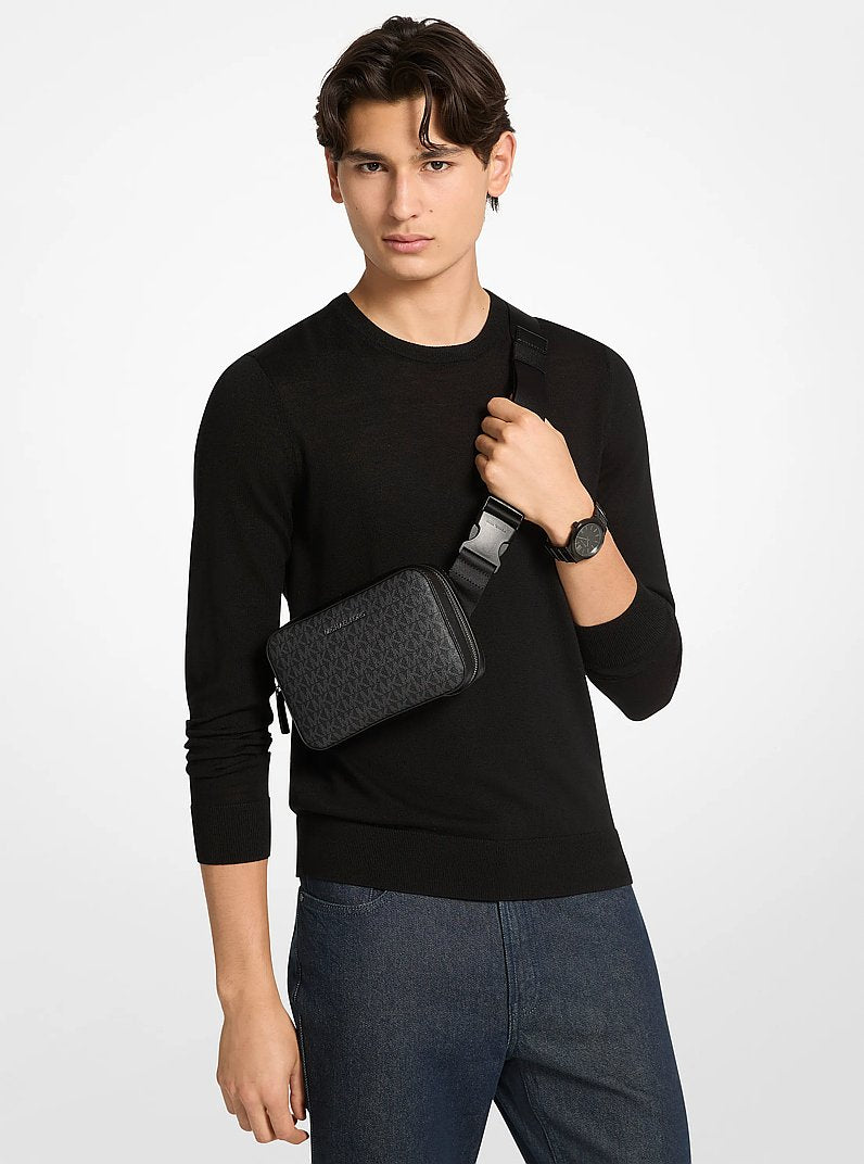 Cooper Signature Logo Belt Bag Black Black