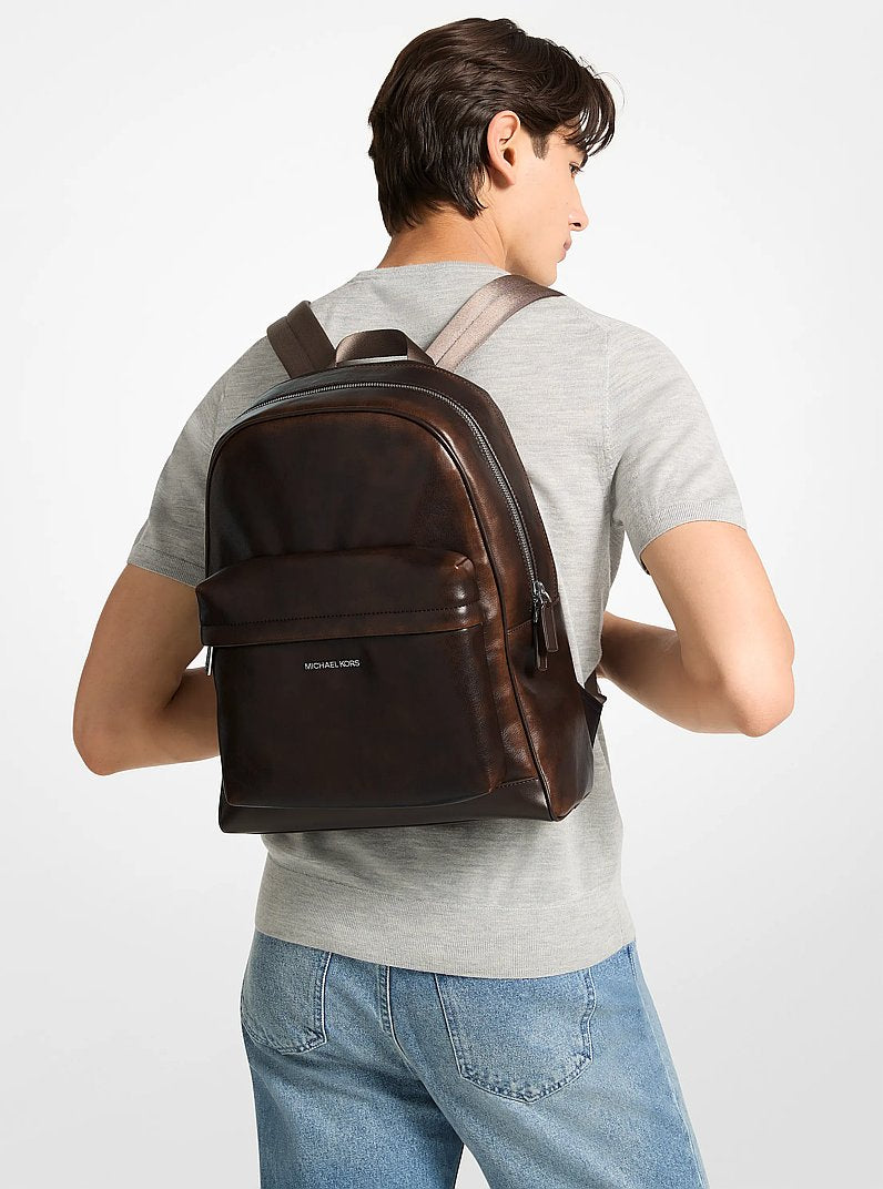 Pacey Burnished Backpack Chocolate Chocolate