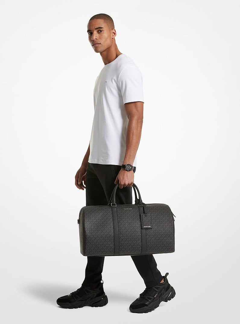 Harrison Logo Weekender Bag Black Black