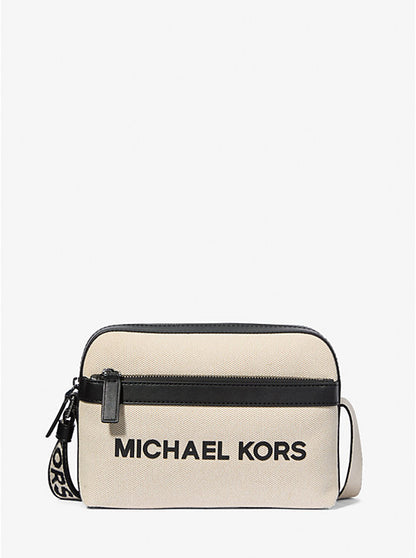 Micheal Kors Cooper Cotton Canvas Utility Crossbody Bag 