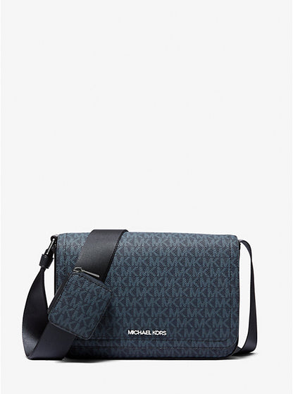Micheal Kors Cooper Mini Signature Logo Crossbody Bag With Pouch 