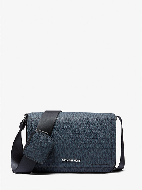 Micheal Kors Cooper Mini Signature Logo Crossbody Bag With Pouch 