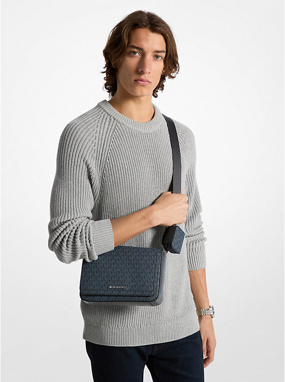 Cooper Mini Signature Logo Crossbody Bag With Pouch 