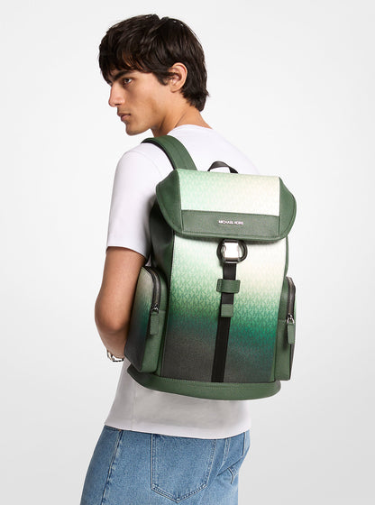 Cooper Medium Ombre Signature Logo City Backpack Moss Multi Moss Multi