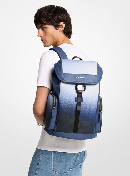 Cooper Medium Ombre Signature Logo City Backpack Galaxy Blue Multi Galaxy Blue Multi