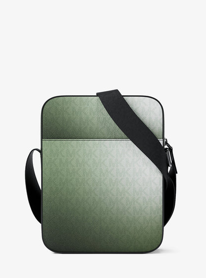 Cooper Small Ombre Signature Logo Reporter Bag Moss Multi Moss Multi