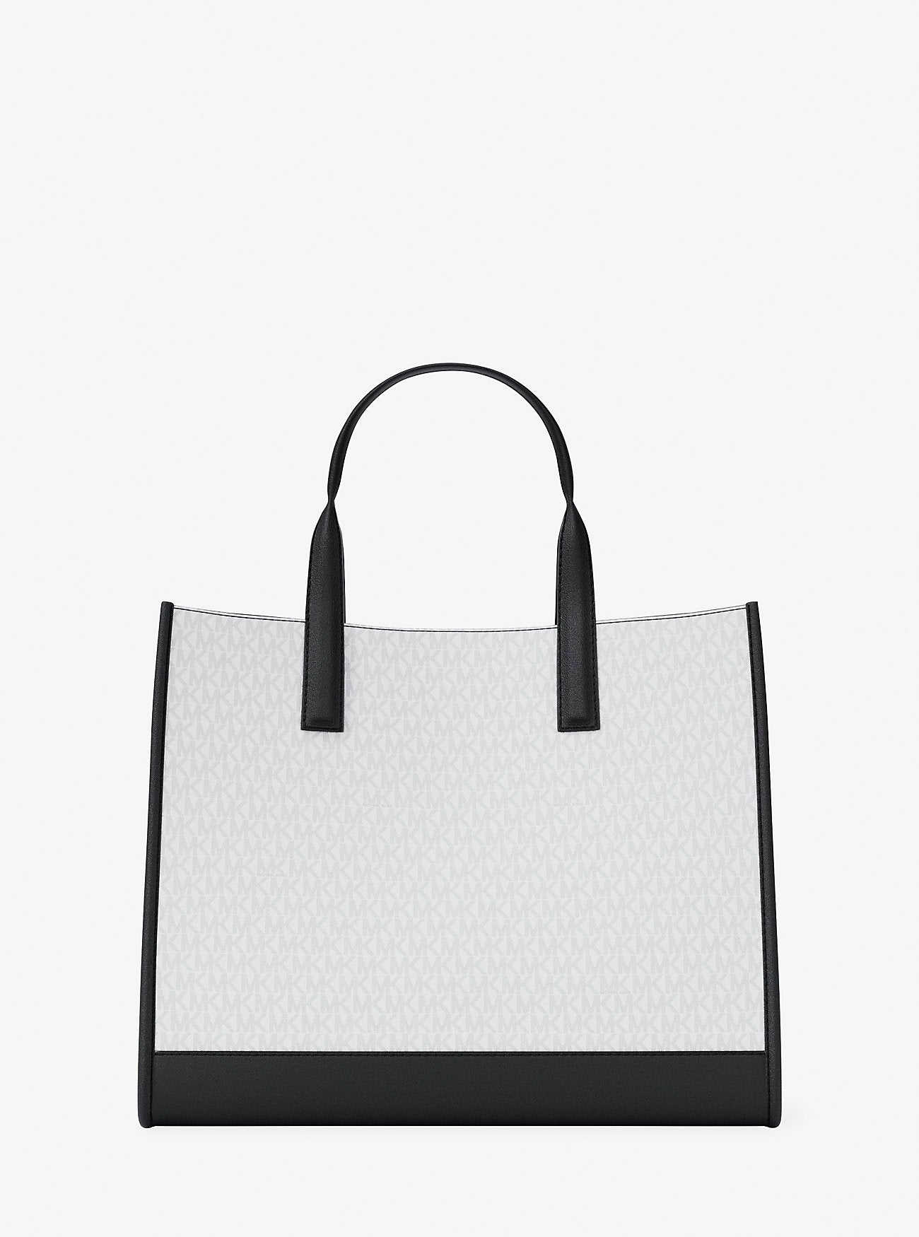 Cooper Medium Embellished Signature Logo Tote Bag Bright Wht Bright Wht