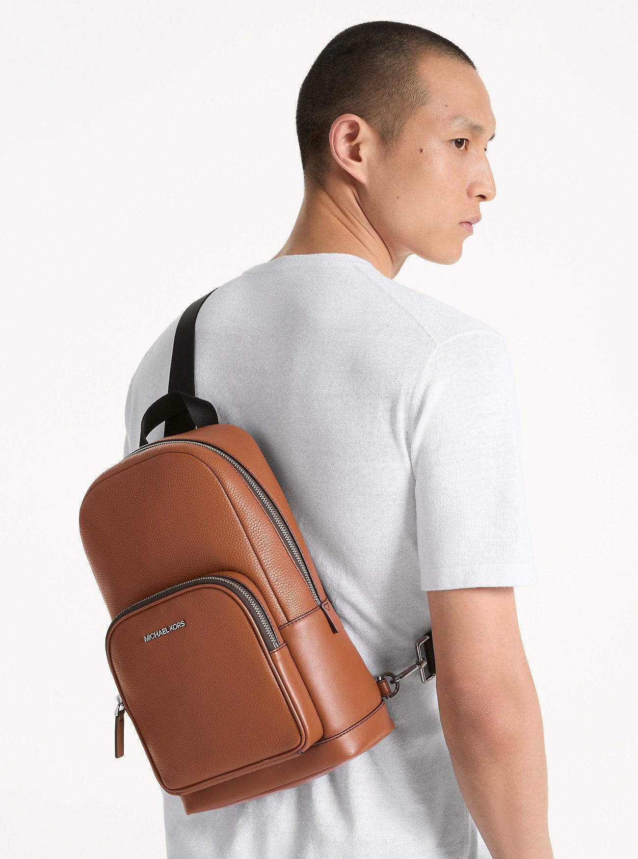 Cooper Pebbled Leather Sling Pack Luggage Luggage