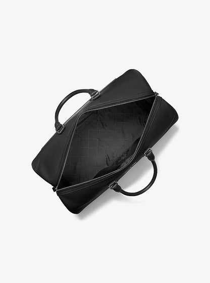 Cooper Pebbled Leather Duffel Bag Black Black