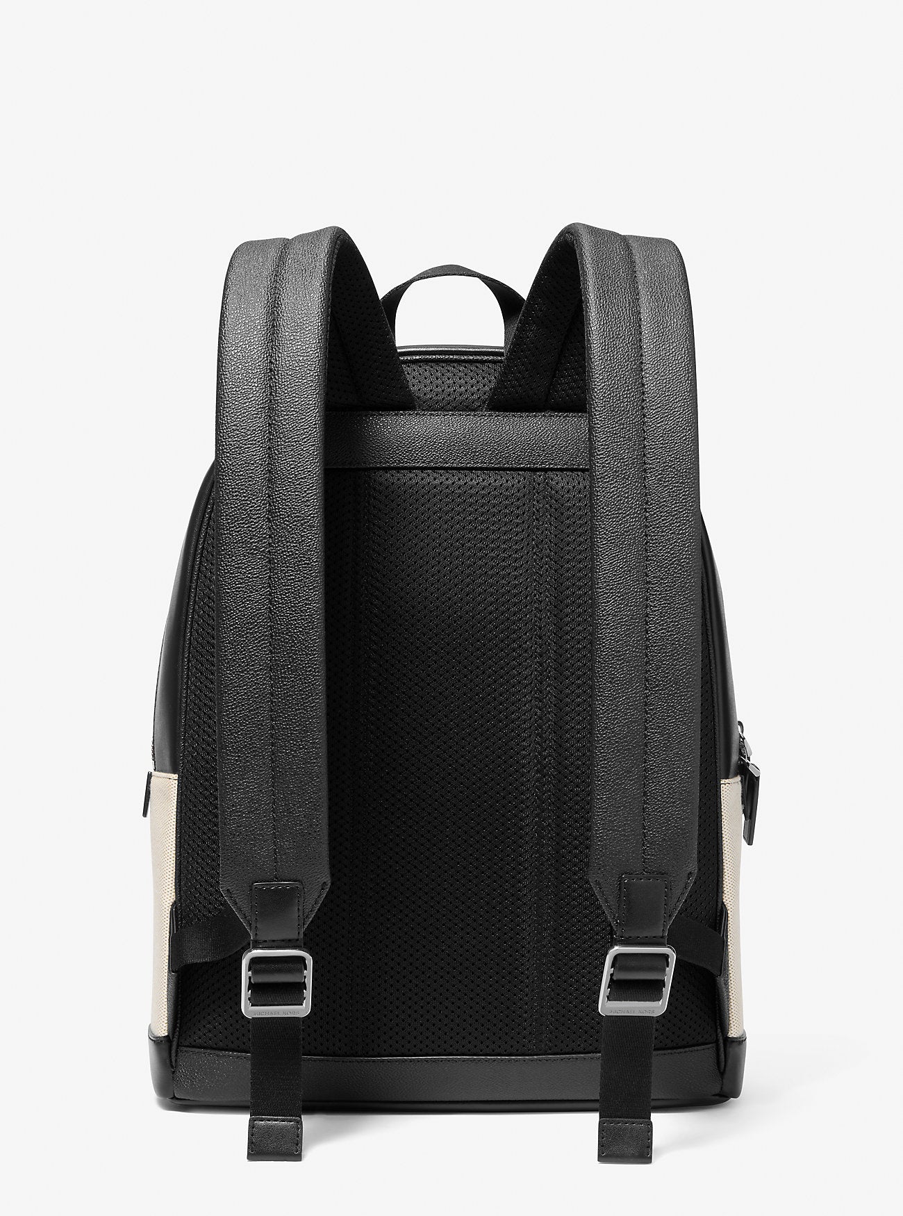 Cooper Two-Tone Canvas Dome Backpack Natural-Black Natural-Black