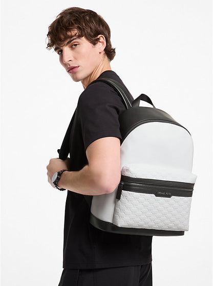 Cooper Logo Embossed Backpack Black