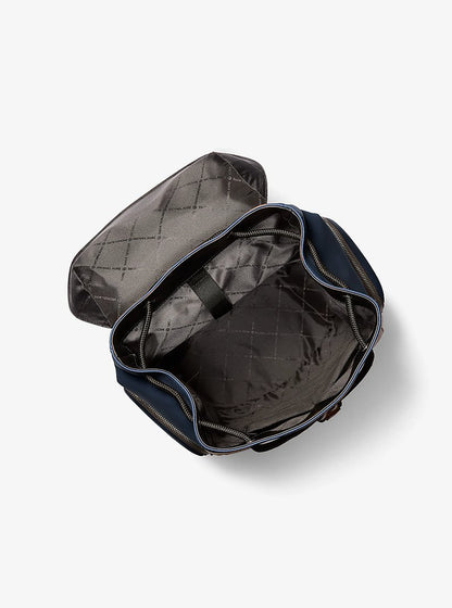 Cooper Pebbled Leather Backpack Navy Navy