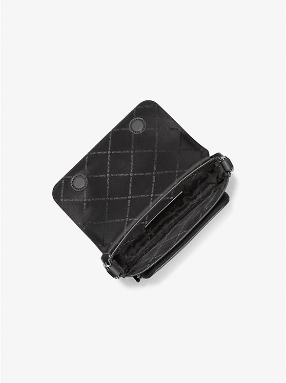 Cooper Saffiano Leather Crossbody Bag Black
