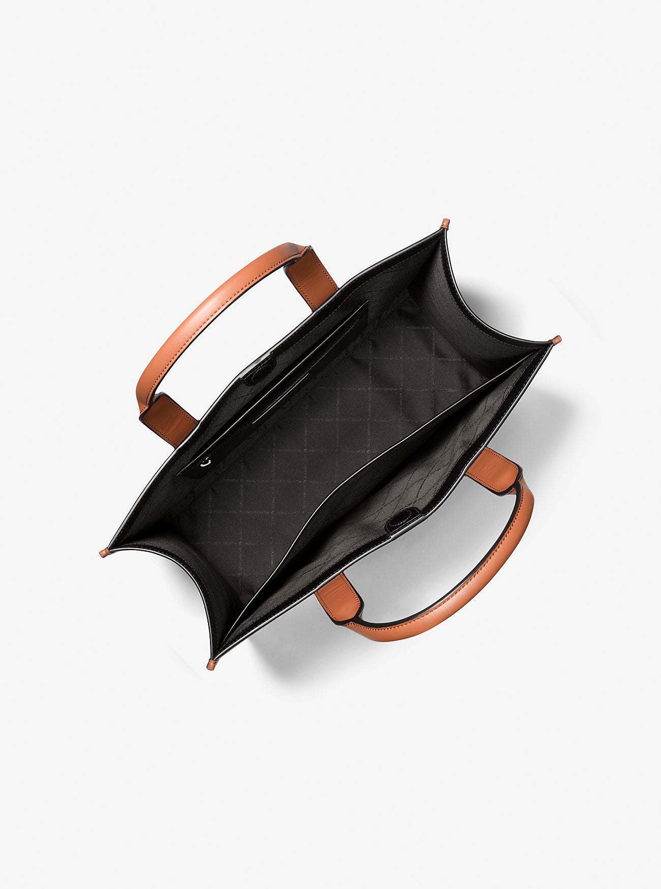 Cooper Logo Embossed Pebbled Leather Tote Bag Luggage Luggage