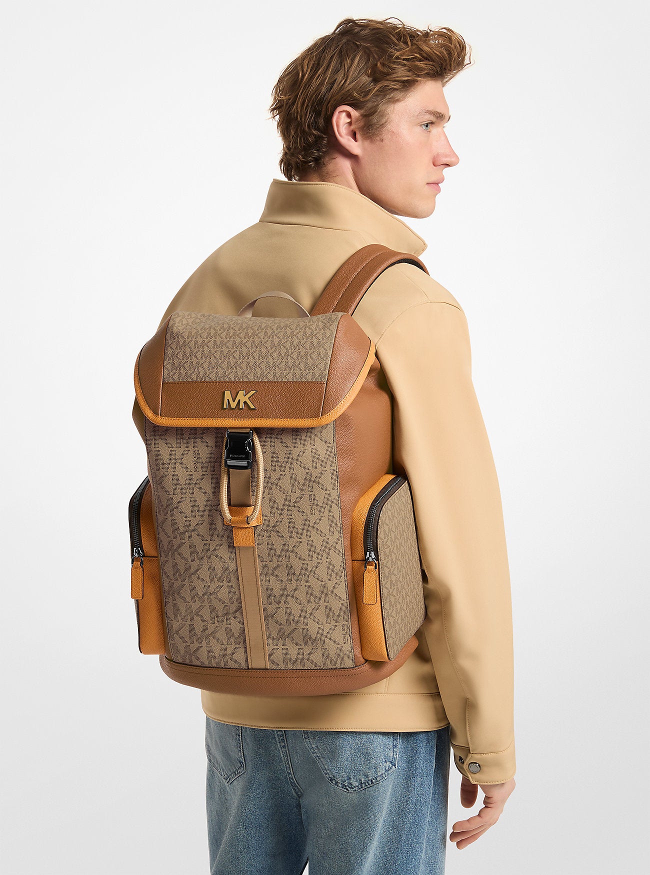 Cooper Medium Signature Logo City Backpack Cml-Rorg Mul Cml-Rorg Mul