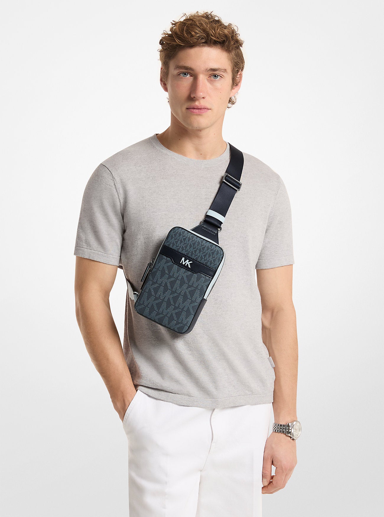 Cooper Small Signature Logo Sling Pack Admirl Multi Admirl Multi