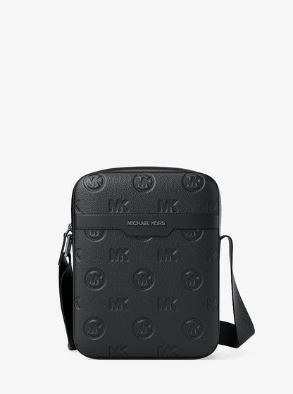Cooper Logo Debossed Flight Bag Black Black