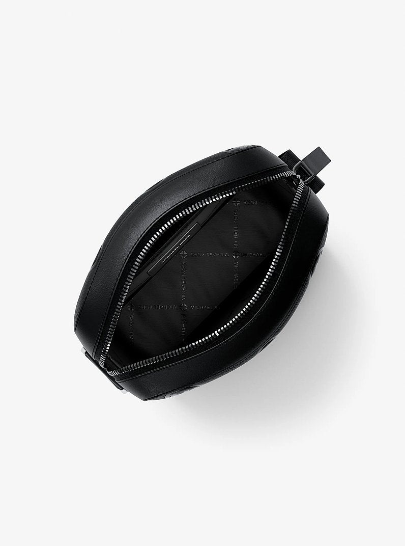 Cooper Logo Debossed Flight Bag Black Black