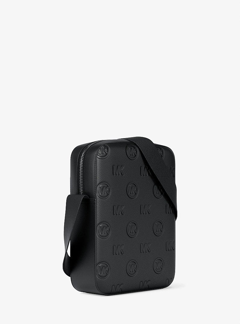 Cooper Logo Debossed Flight Bag Black Black