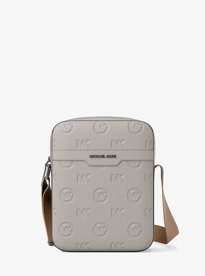 Cooper Logo Debossed Flight Bag Pearl Grey Pearl Grey