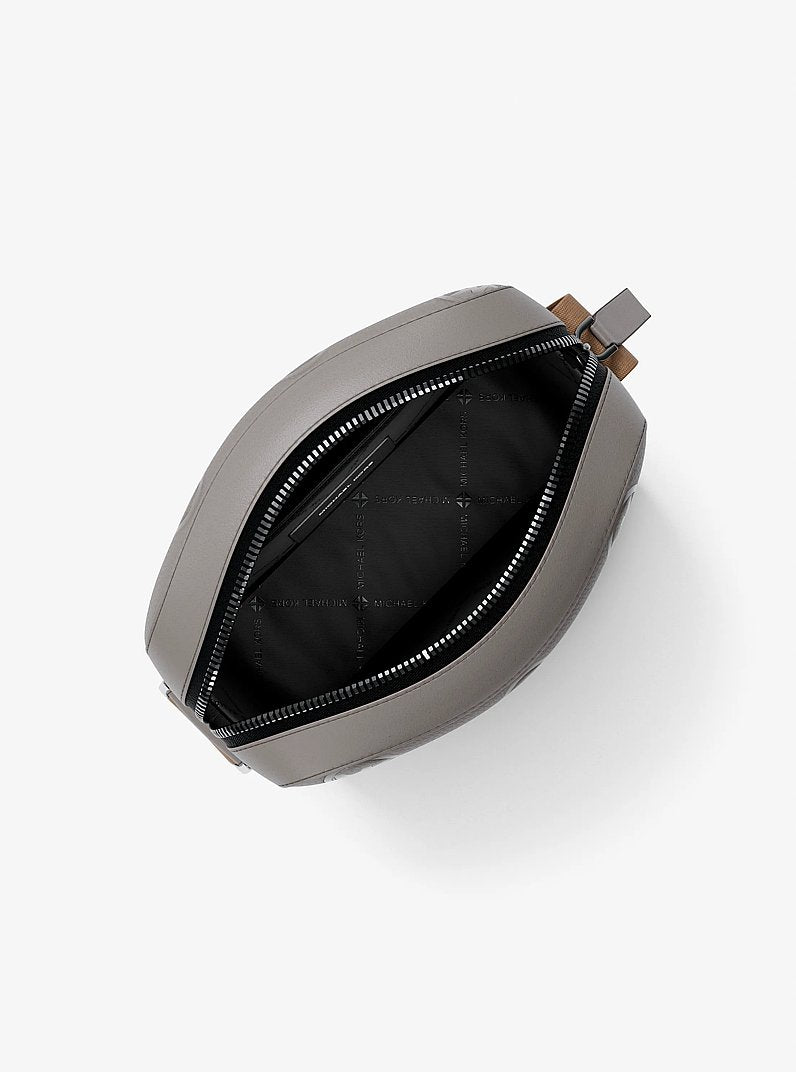 Cooper Logo Debossed Flight Bag Pearl Grey Pearl Grey