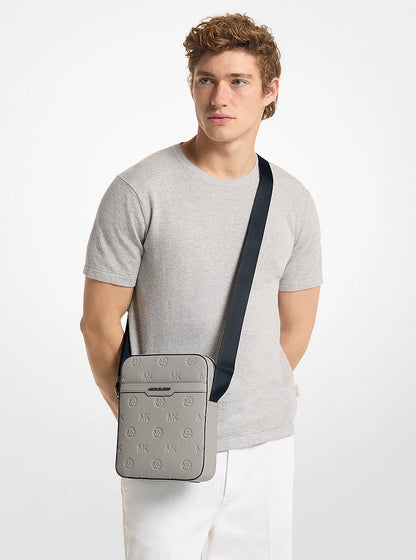 Cooper Logo Debossed Flight Bag Pearl Grey Pearl Grey