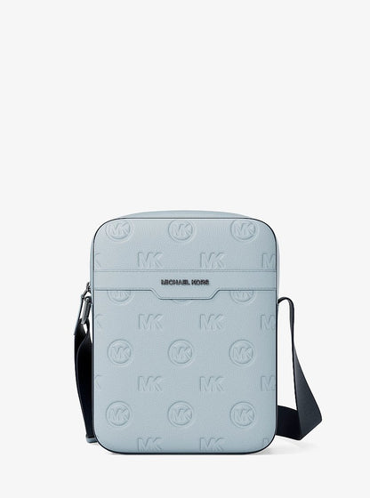 Cooper Logo Debossed Flight Bag Pale Ocean Pale Ocean