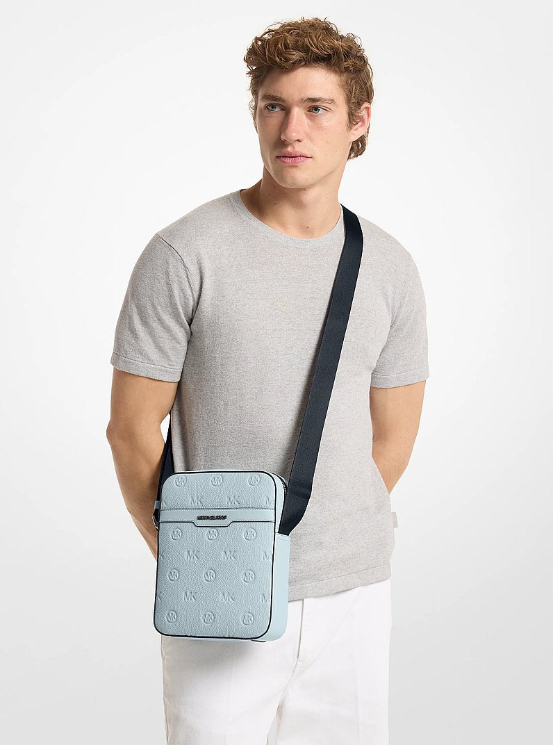 Cooper Logo Debossed Flight Bag Pale Ocean Pale Ocean